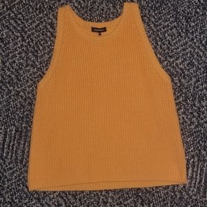 ⭐️ 525 America Fun Neon Orange Knit Tank Top